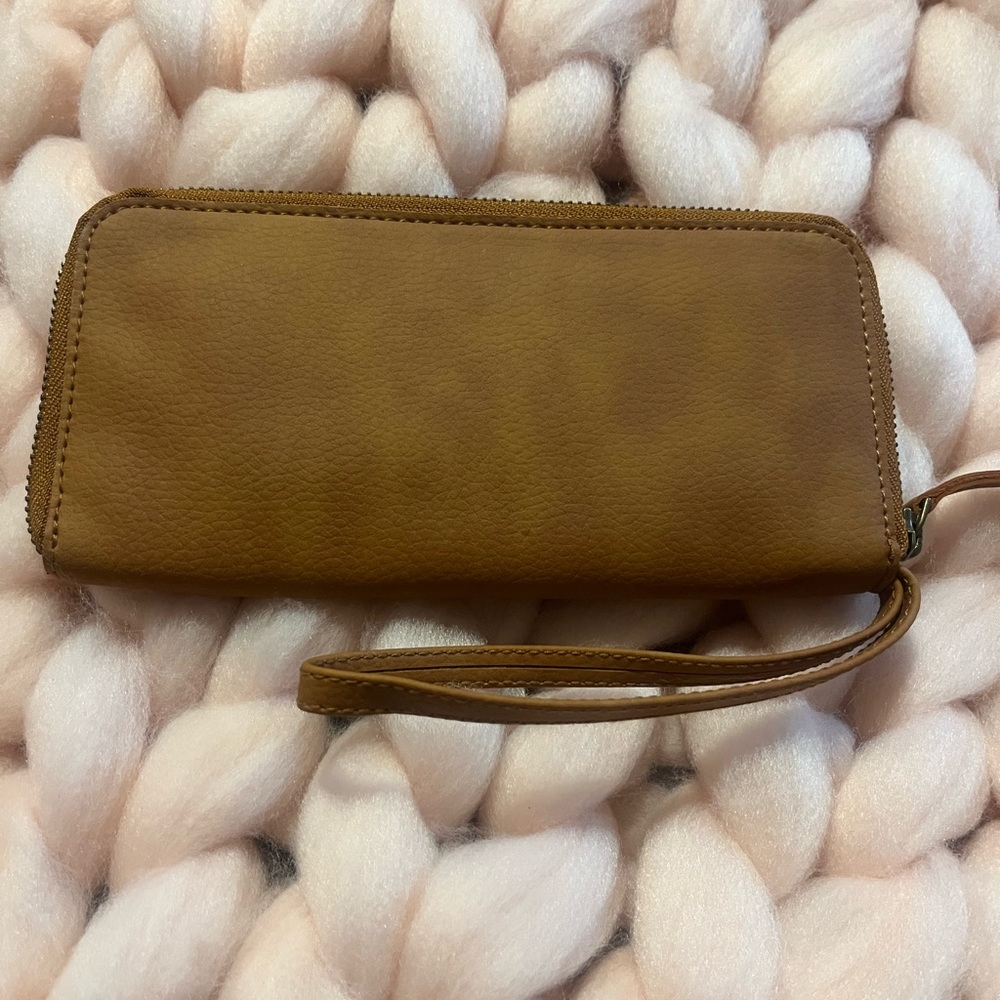 Free People Distressed Vegan Wallet